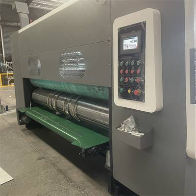 Caixa de cartão corrugada Flexo Printing Slotting Rotary Die Cutting Stacker Machine