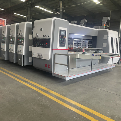 Gluer de Folha Flexo com Anvil Slotter Computarizado para Treinamento de Fabricação de Cartão