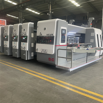 Máquina Rotativa de Impressão e Corte de Caixas de Papelão Ondulado de Alta Qualidade
