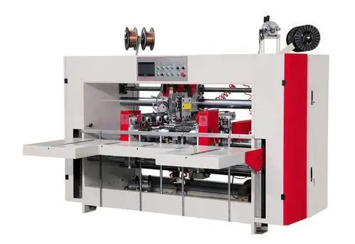 Máquina de costura de caixas de cartão semiautomática para grafar caixas de papel ondulado