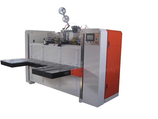 Máquina de costura de caixas de cartão semiautomática para grafar caixas de papel ondulado
