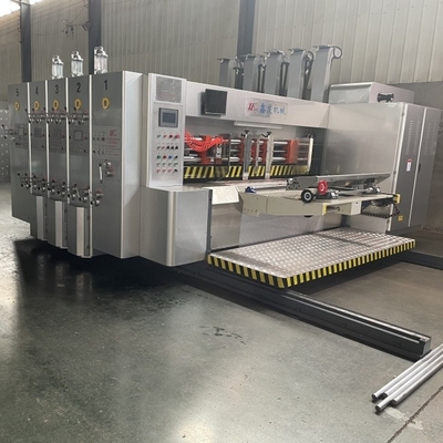 Máquina automática de impressão flexográfica de cartão ondulado de 4 cores