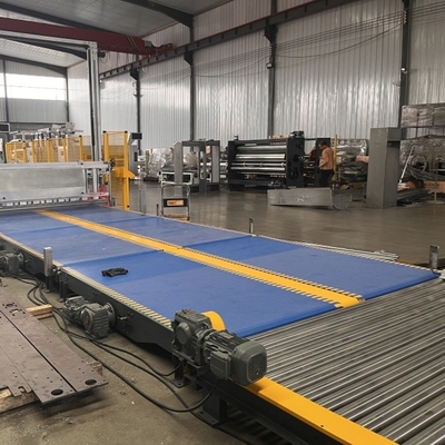 Conveyor de cintos modulares para linha de produção de cartão ondulado