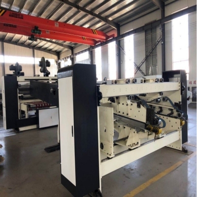 Advanced Flexo Folder Gluer Cartão corrugado Casemaker Alta Velocidade