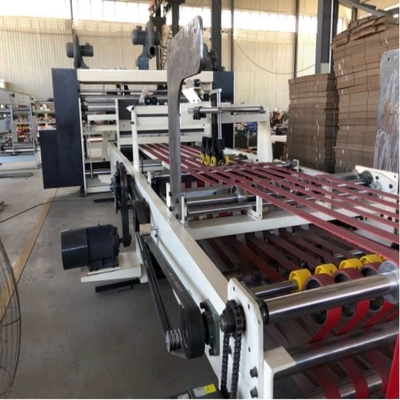 Máquina de colagem de folhas flexíveis de papel corrugado perfeito semi-automático