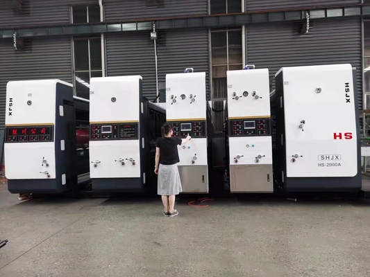 Equipamento de fabricação da caixa de cartão ondulado da cor do OEM 5 que faz a planta