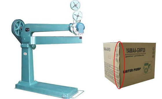 Máquina Manual de Costura de Caixa de Papelão Corrugado para Costura de Caixas Suporta Pregos Simples Duplos Reforçados para Caixas de 3, 5 e 7 Ondulações