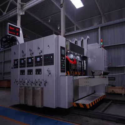 Máquina Automática Flexo de Impressão, Corte e Vinco 2800 para Caixas de Cartão