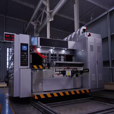 Máquina Automática Flexo de Impressão, Corte e Vinco 2800 para Caixas de Cartão