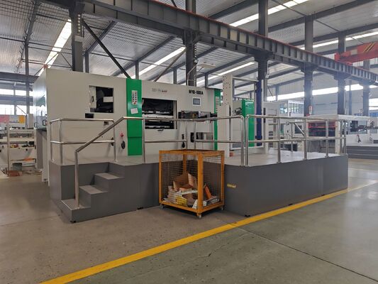Máquina automática de corte e esfoliação por matrizes de alta velocidade para processamento de cartão corrugado de precisão