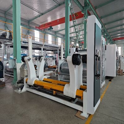 Linha de Produção de Papelão Ondulado com Velocidade Econômica de 180-200m/min e Pressão de Ar de 0,5-0,6 MPa, Requisitos de Temperatura de 160°C a 180°C, Garantindo a Produção de Material de Embalagem