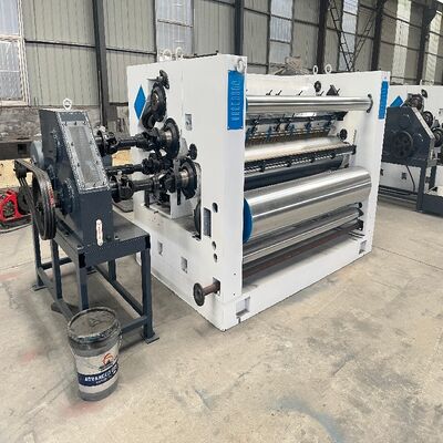 Linha de produção de cartão ondulado ISO Máquina de ondulação elétrica de face única