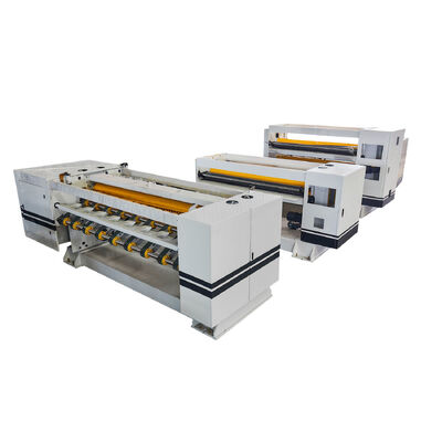 Voltagem 380V Linha de produção de facetas únicas com quadro HT250 Ideal para fabricação contínua de cartão ondulado