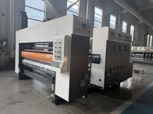Máquina de impressão flexopintada de cartão ondulado com controles fáceis de usar e capacidades precisas de gerenciamento de cores