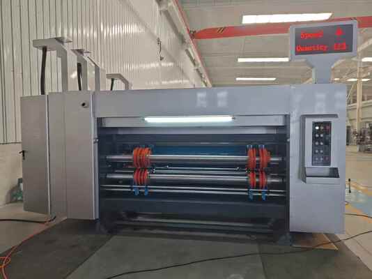 Máquina automática de inserção de borda de chumbo com alimentação de borda de chumbo de impressão Flexo com velocidade e precisão de 100-130 m/min Impressão para cartões corrugados