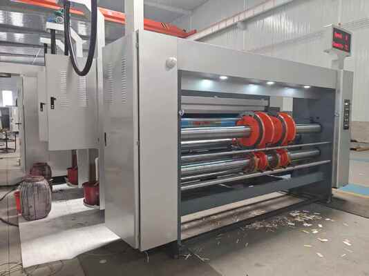 Máquina automática de fechamento de impressão Flexo com velocidade de 100-130m/min e HMI de 7 polegadas de tela sensível ao toque