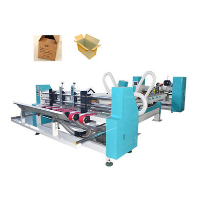 Máquina Automática Durável para Colagem e Grampeamento de Caixas de Papelão Corrugado com Garantia de 3 Anos e Controle Delta PLC para Alimentação Estável por Sucção a Vácuo