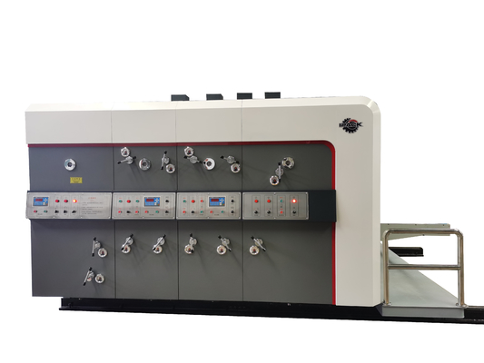 Máquina Flexo automático de Slotter Diecutter Stacker da impressora de Flexo que imprime a máquina de entalho