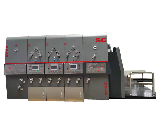 Impressora Slotter de Flexo da máquina de impressão de Flexo das cores da máquina de impressão 4 da caixa de cartão