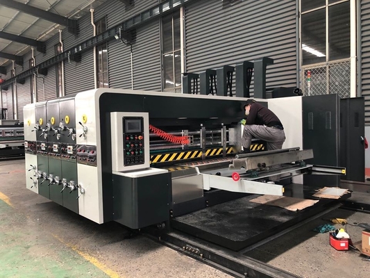 Cor automática feita sob encomenda da máquina de impressão quatro de Flexo com cortador de dado