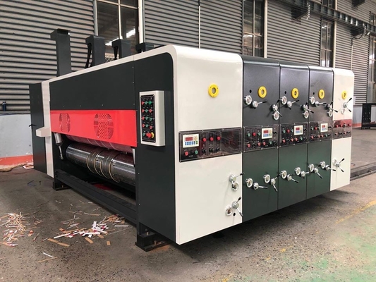Cor ondulada automática da máquina de impressão 4 de Flexo da caixa de Fullly