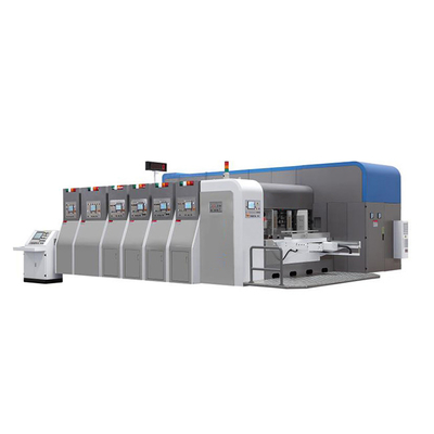 Máquina de impressão ondulada automática 380V de Flexo da caixa de 4 cores