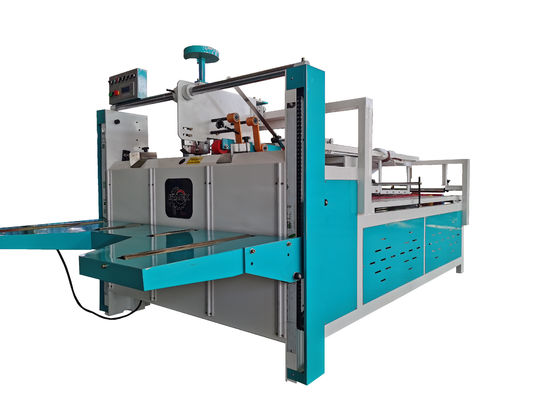 Máquina de colagem de pasta de cartão ondulado semiautomática 2800 mm Máquina de colagem de caixa de cartão de tamanho máximo com velocidade de trabalho de 60 m/min