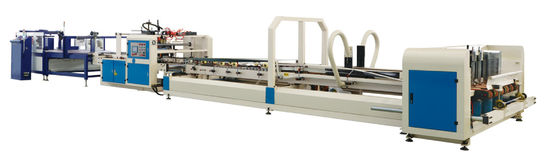 Máquina Coladeira de Dobra de Caixa de Papelão Corrugado de 5 Camadas 2200 com Máquina de Colagem de Caixa de Papelão com Revestimento de Dispensação Automática