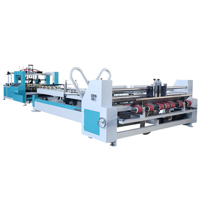 Caixa de dobramento ondulada automática Gluers que forma a máquina