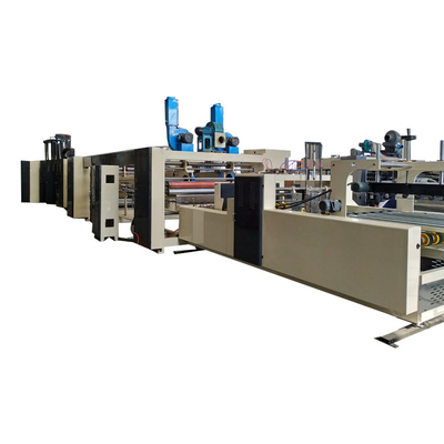 Dobrador giratório de alta velocidade Gluer Slotter de Flexo Inline com cortador de dado